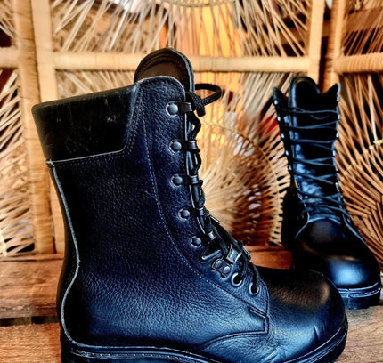 Vintage 80s Military Shoes - Yatva