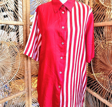 Vintage 80's Miss Astor Silk Shirt - Yatva