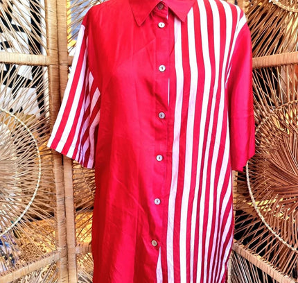 Vintage 80's Miss Astor Silk Shirt - Yatva
