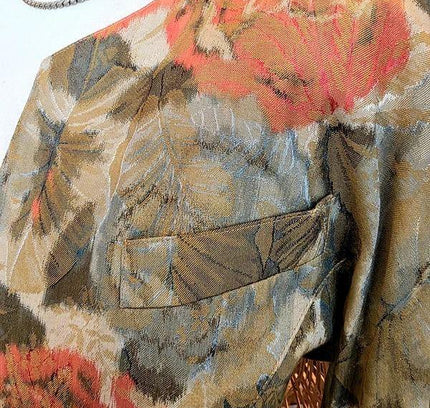 Vintage 80's MK Exclusive Cropped Floral Blazer - Yatva