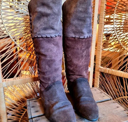 Vintage 80's Moda Italia Pull up Boots - Yatva
