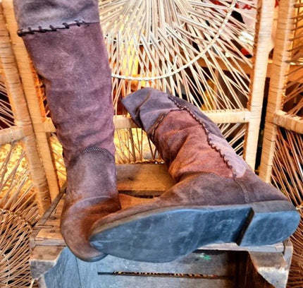 Vintage 80's Moda Italia Pull up Boots - Yatva