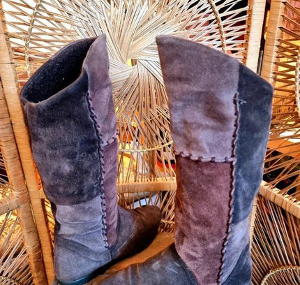 Vintage 80's Moda Italia Pull up Boots - Yatva