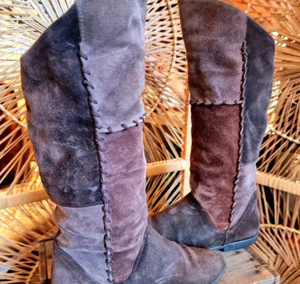 Vintage 80's Moda Italia Pull up Boots - Yatva