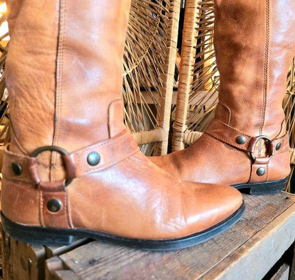Vintage 80's Moto Harness Boot - Yatva