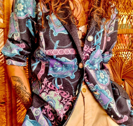 Vintage 80´s Multi - colour Jacket - Yatva