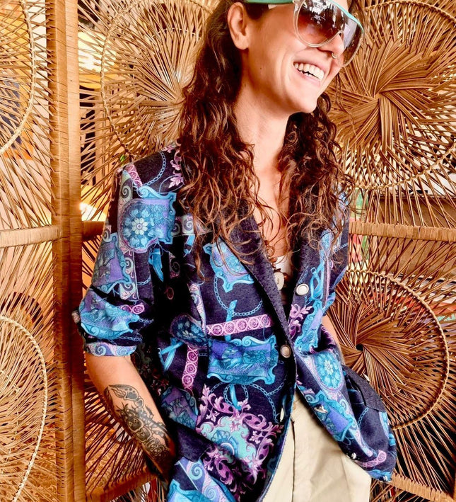 Vintage 80´s Multi - colour Jacket - Yatva