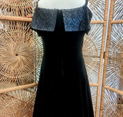 Vintage 80's Off the Shoulder Dress - Yatva