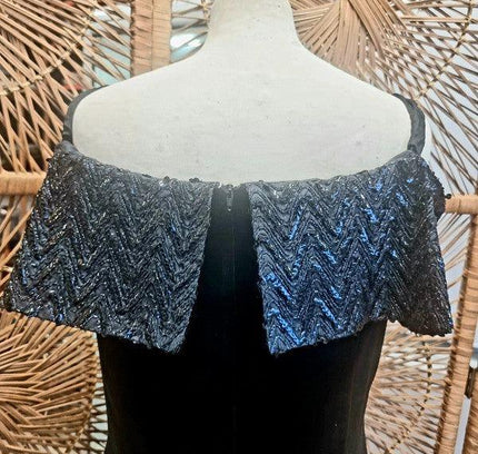 Vintage 80's Off the Shoulder Dress - Yatva