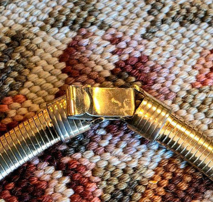 Vintage 80s Omega Style Necklace - Yatva