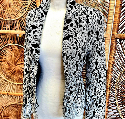 Vintage 80's Orna Farho Paris Lace Jacket - Yatva