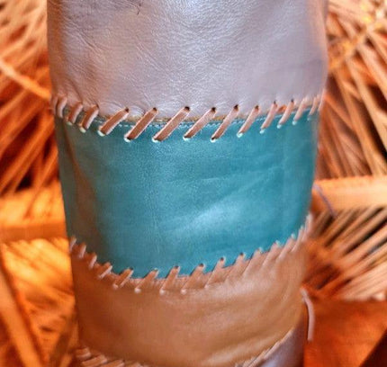 Vintage 80's Patchwork Leather Boots - Yatva