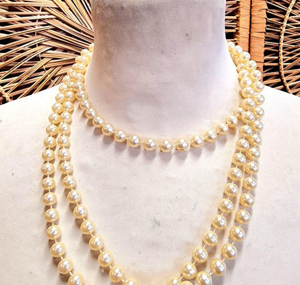 Vintage 80s Pearl Necklace - Yatva