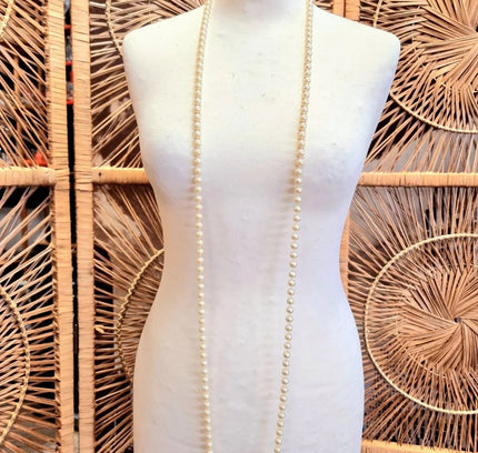 Vintage 80s Pearl Necklace - Yatva