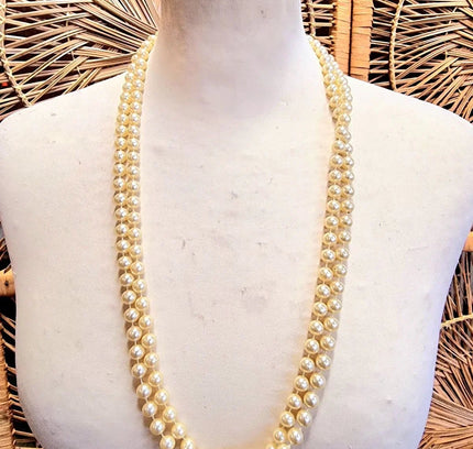 Vintage 80s Pearl Necklace - Yatva