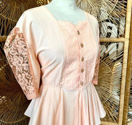 Vintage 80´s Peplum Blouse - Yatva