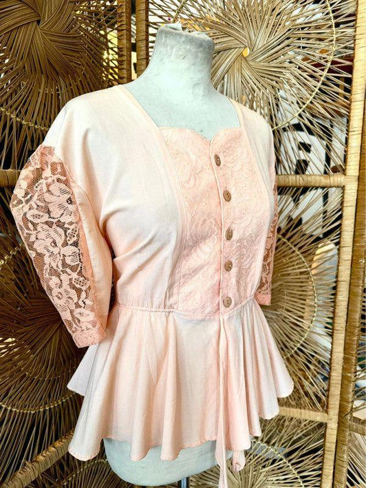 Vintage 80´s Peplum Blouse - Yatva