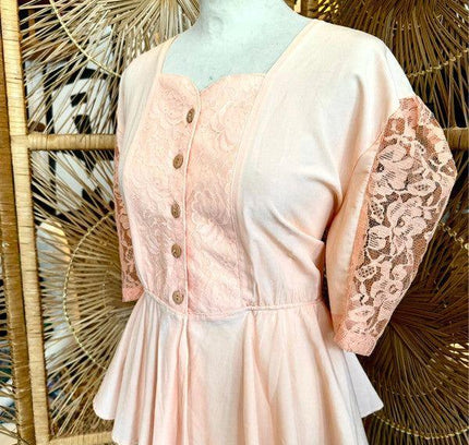 Vintage 80´s Peplum Blouse - Yatva