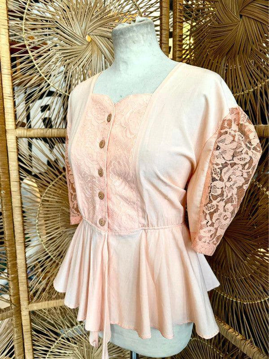Vintage 80´s Peplum Blouse - Yatva