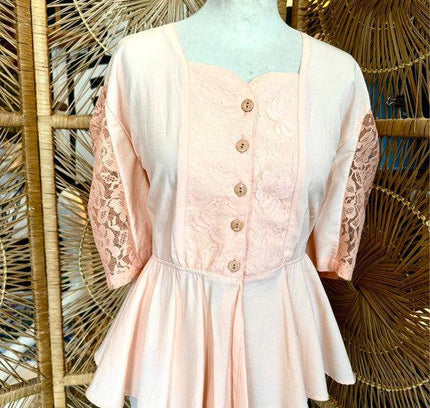 Vintage 80´s Peplum Blouse - Yatva