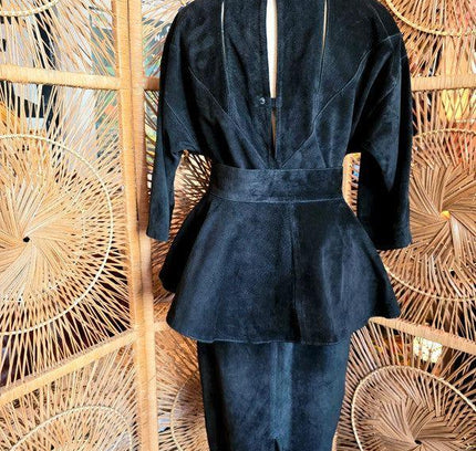 Vintage 80's Peplum Dress - Yatva