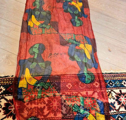 Vintage 80's Picasso Scarf - Yatva