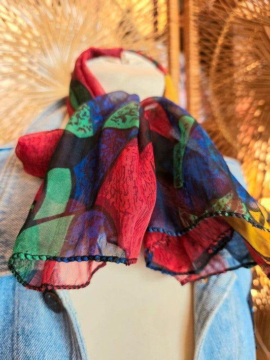 Vintage 80's Picasso Scarf - Yatva