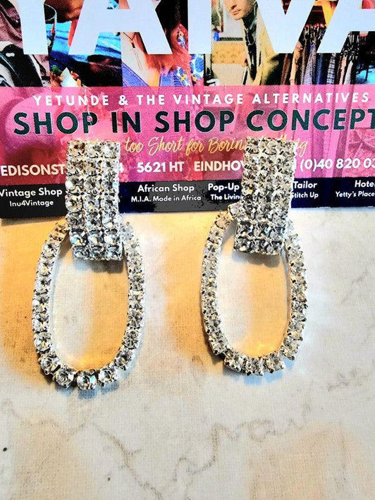 Vintage 80s Pierced Earrings - Yatva