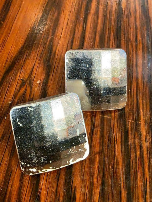 Vintage 80s Pierced Earrings - Yatva