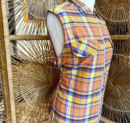 Vintage 80´s Plaid Top - Yatva