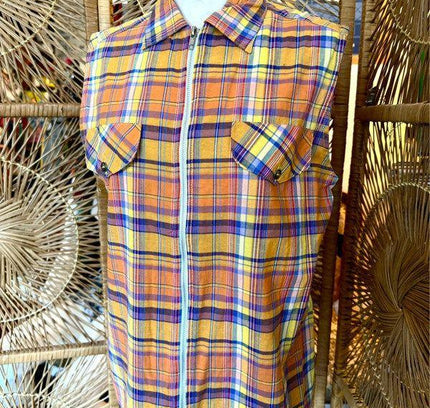 Vintage 80´s Plaid Top - Yatva