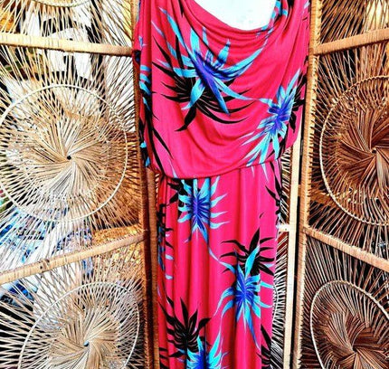 Vintage 80's Plunge Dress - Yatva