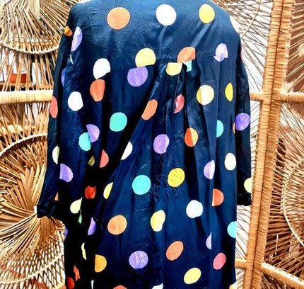 Vintage 80's Polka Dots Shirt - Yatva
