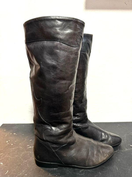 Vintage 80s pull up boots - Yatva