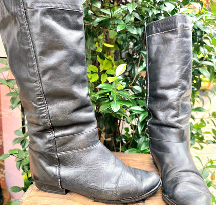 Vintage 80's Pull Up Boots - Yatva