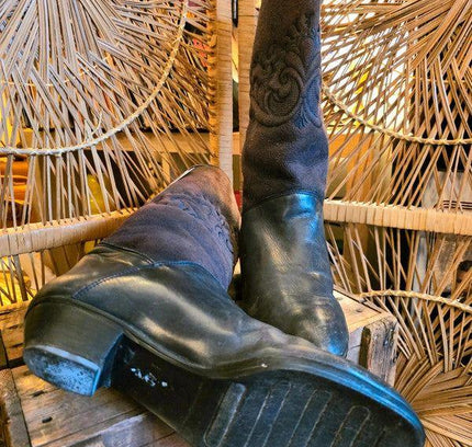 Vintage 80s Pull up Boots - Yatva