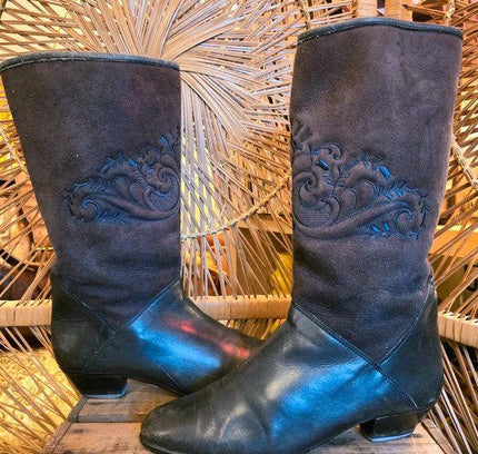 Vintage 80s Pull up Boots - Yatva