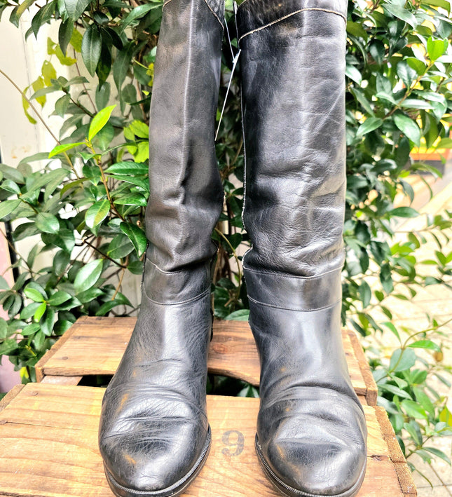 Vintage 80's Pull Up Boots - Yatva