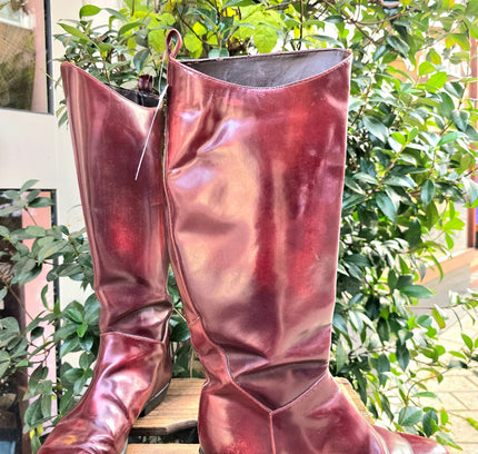 Vintage 80's Pull up Boots - Yatva