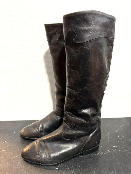 Vintage 80s pull up boots - Yatva