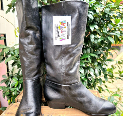 Vintage 80's Pull Up Boots - Yatva
