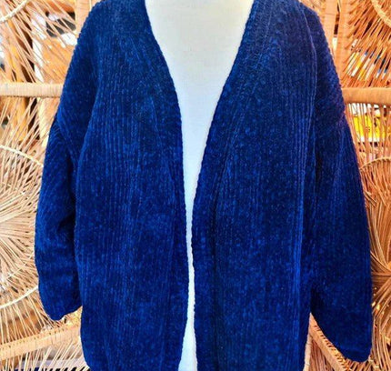 Vintage 80s Reversible Warm Cardigan - Yatva