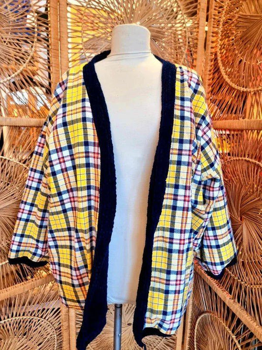 Vintage 80s Reversible Warm Cardigan - Yatva