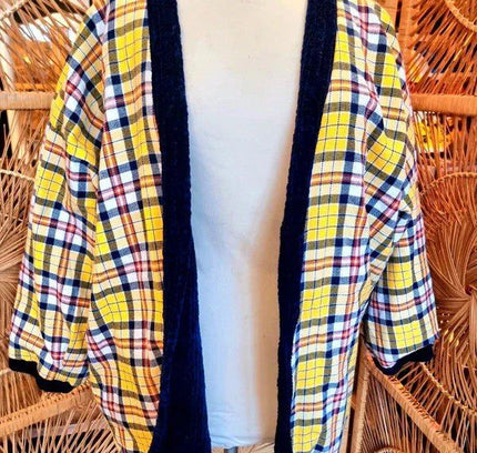 Vintage 80s Reversible Warm Cardigan - Yatva