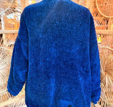 Vintage 80s Reversible Warm Cardigan - Yatva