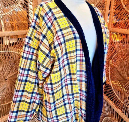 Vintage 80s Reversible Warm Cardigan - Yatva