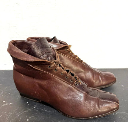 Vintage 80's Revival Leather shoes - Yatva