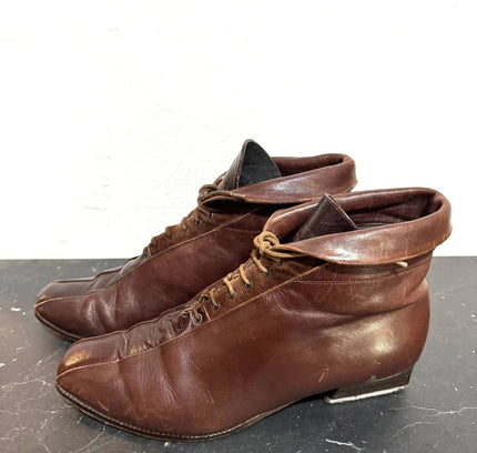 Vintage 80's Revival Leather shoes - Yatva