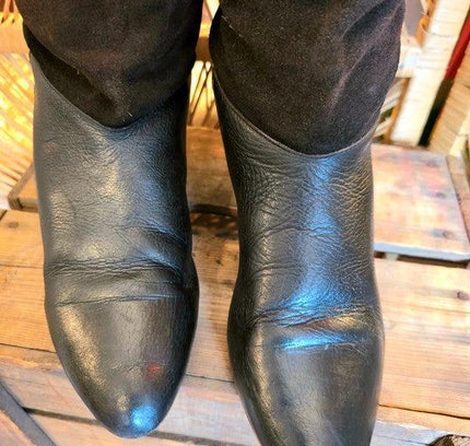 Vintage 80s Riding Pull up Boots - Yatva