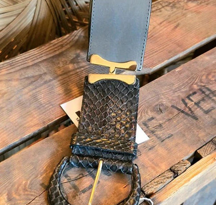 Vintage 80s Robinia Leather Belt - Yatva